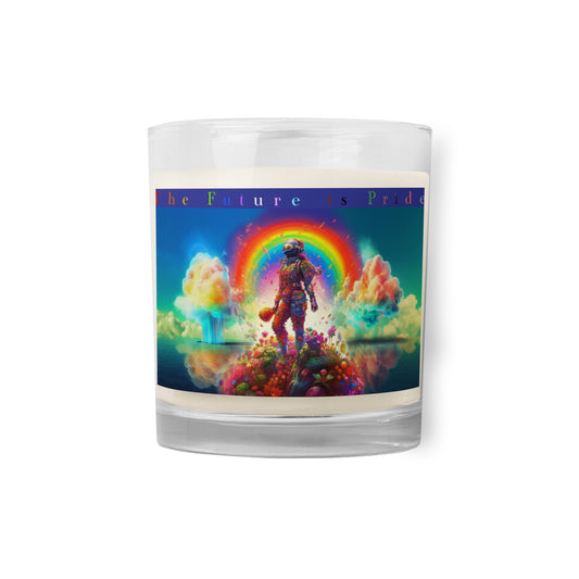 Celebrate Pride! The Future is Pride Candle (Blue)