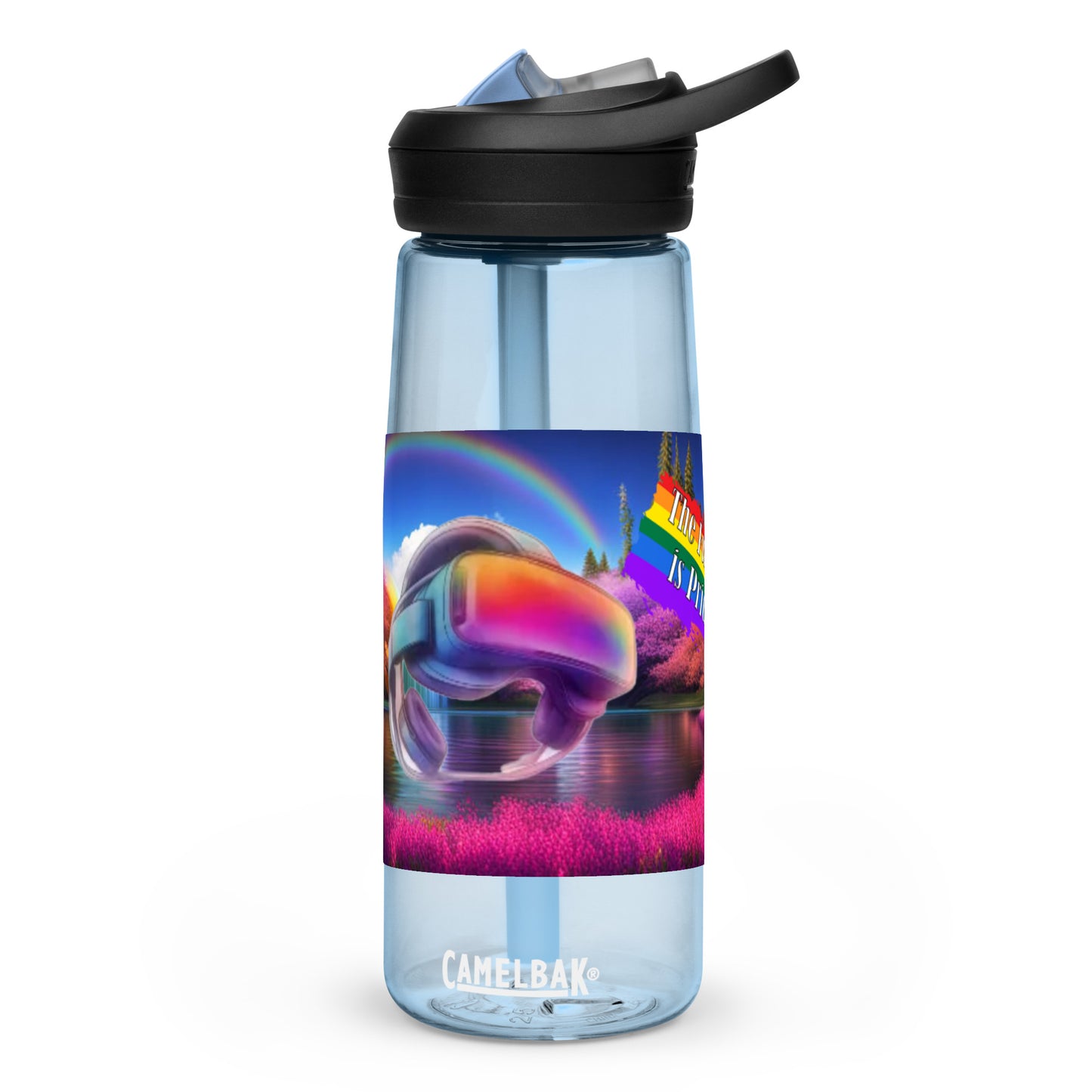 The Future is Pride in VR Water Bottle 25oz