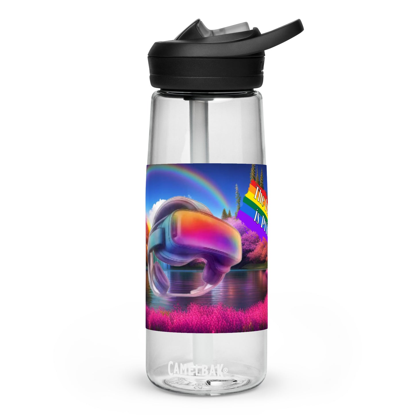 The Future is Pride in VR Water Bottle 25oz