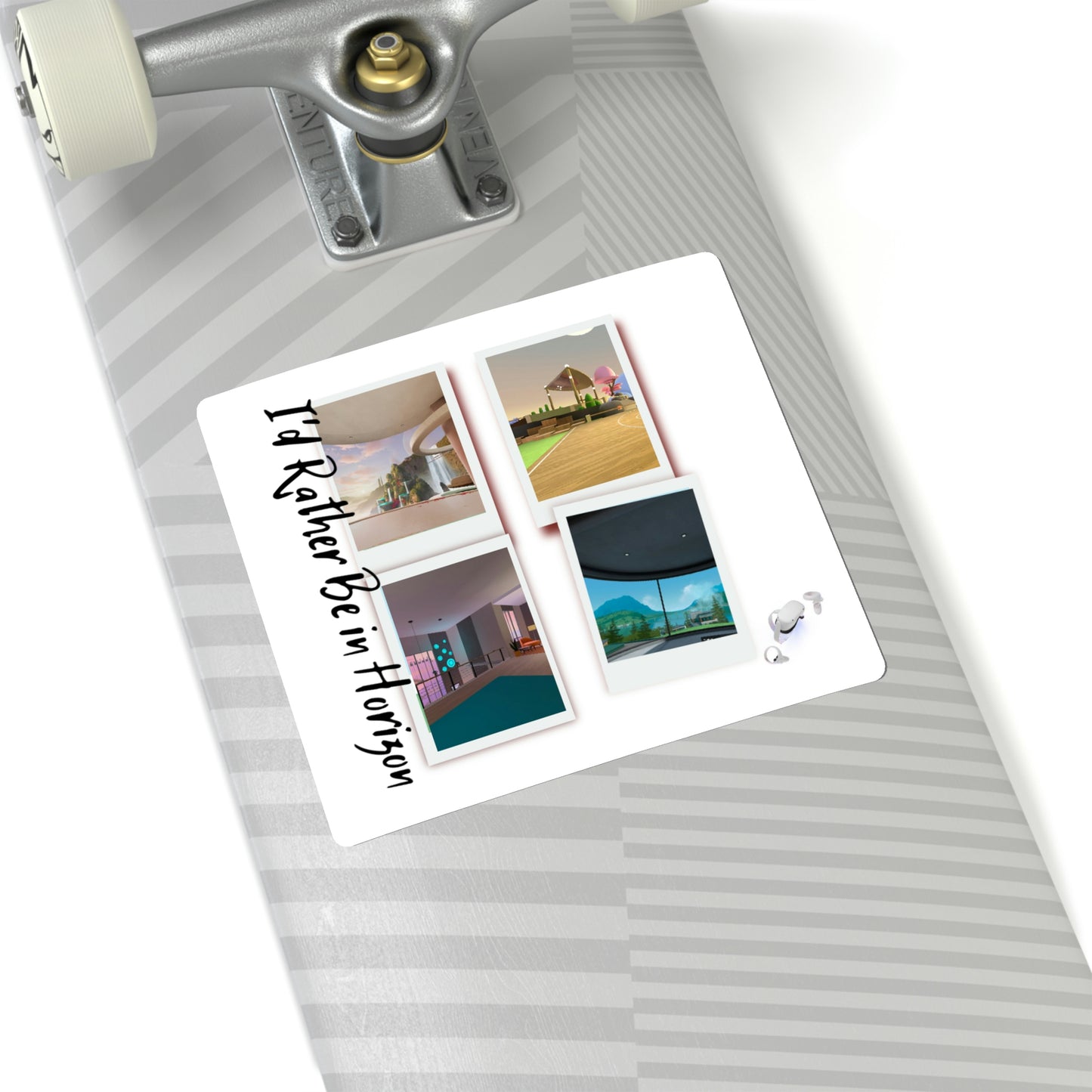 I'd Rather be In Horizon  Square Sticker