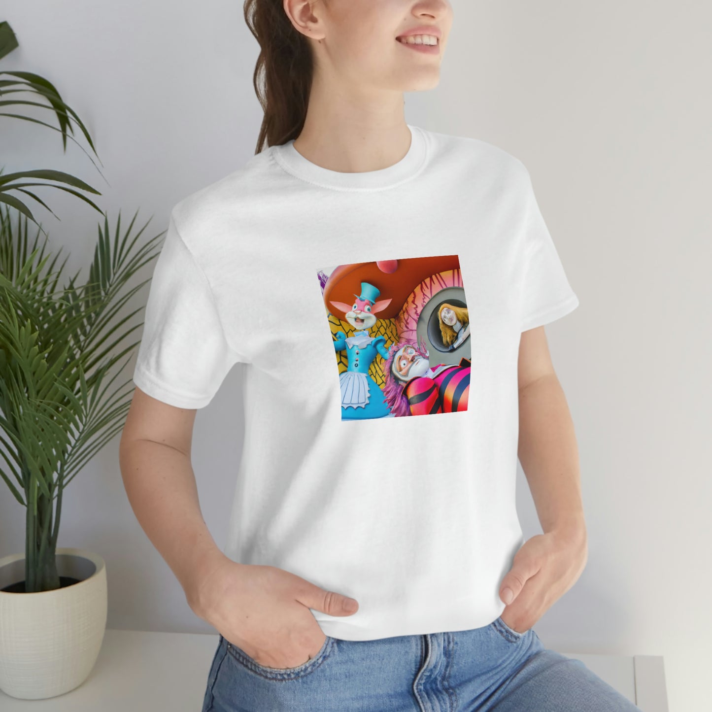 1. Madly Tactical Tweedle Dee and Tweedle Dum
2. Cyber Cheshire Cat
3. Robotic White Rabbit
4. Neo-March Hare
5. High-Tech Queen of Hearts
6 - tshirt