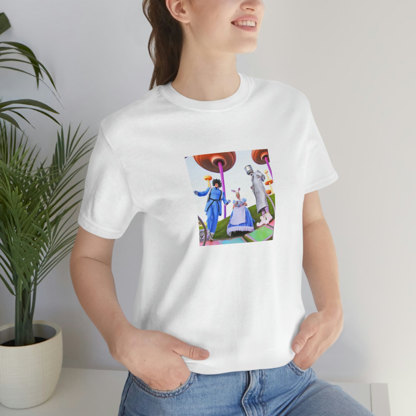 Robo White Rabbit - tshirt