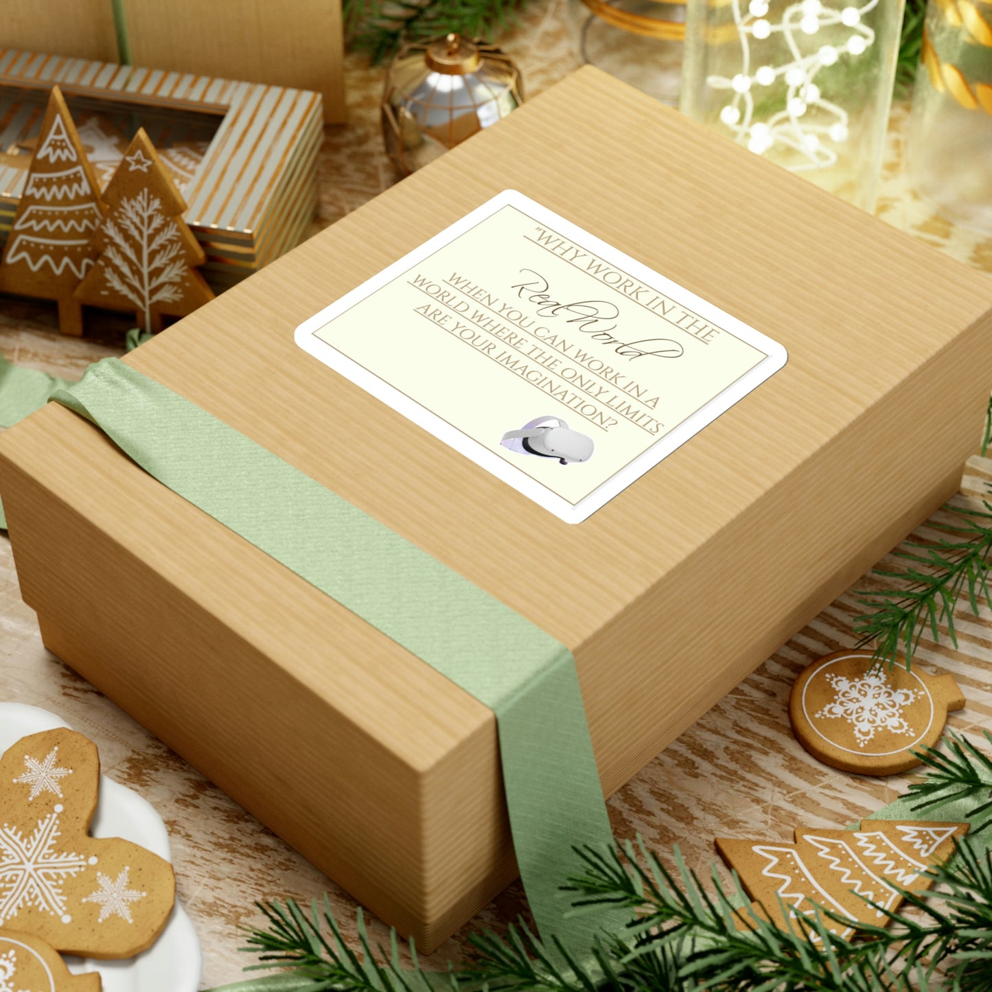 Why Work in the Real World When There's VR?