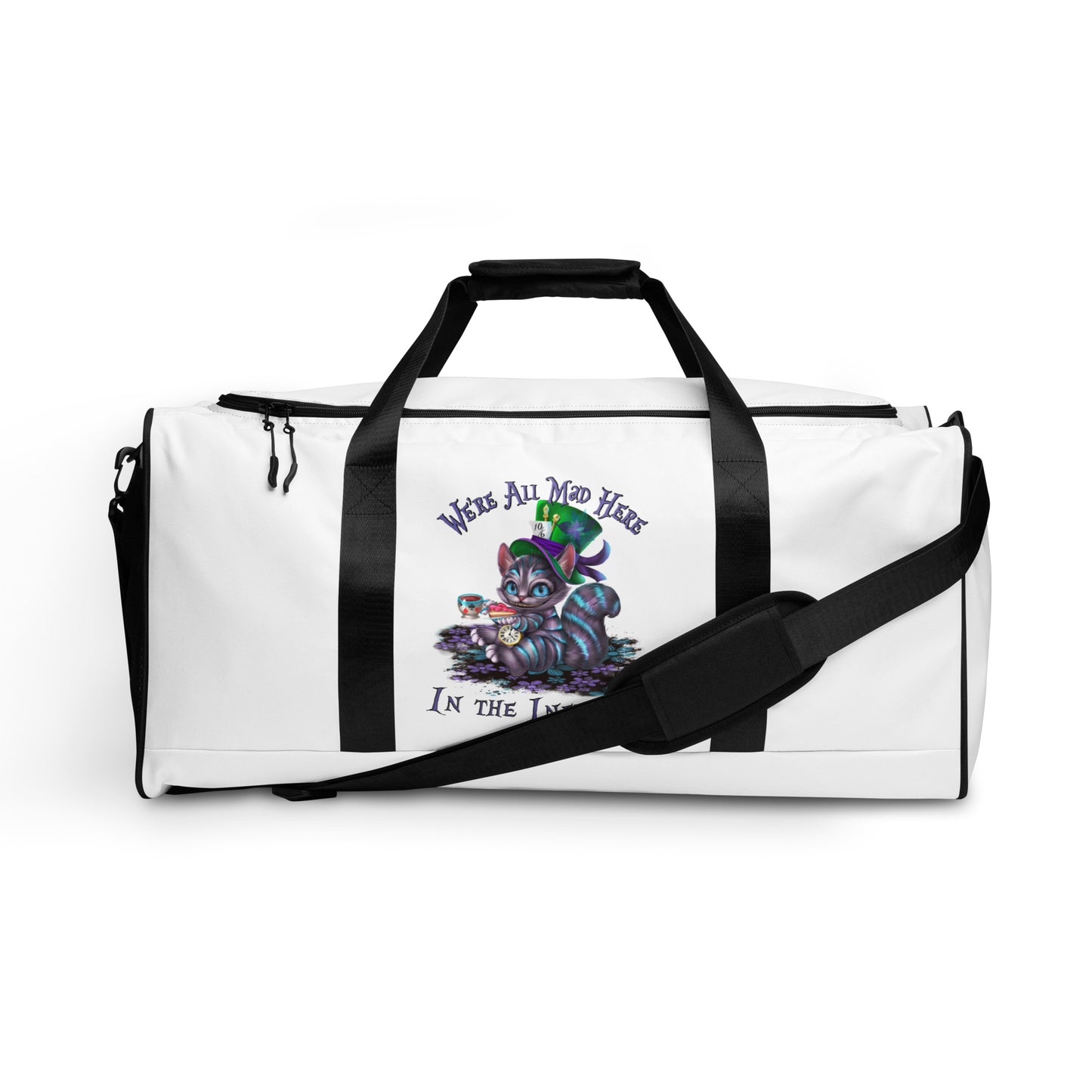 We're all Mad Here in the Infiniverse Wonderland Duffle bag - Perfect Way to Carry Your Oculus