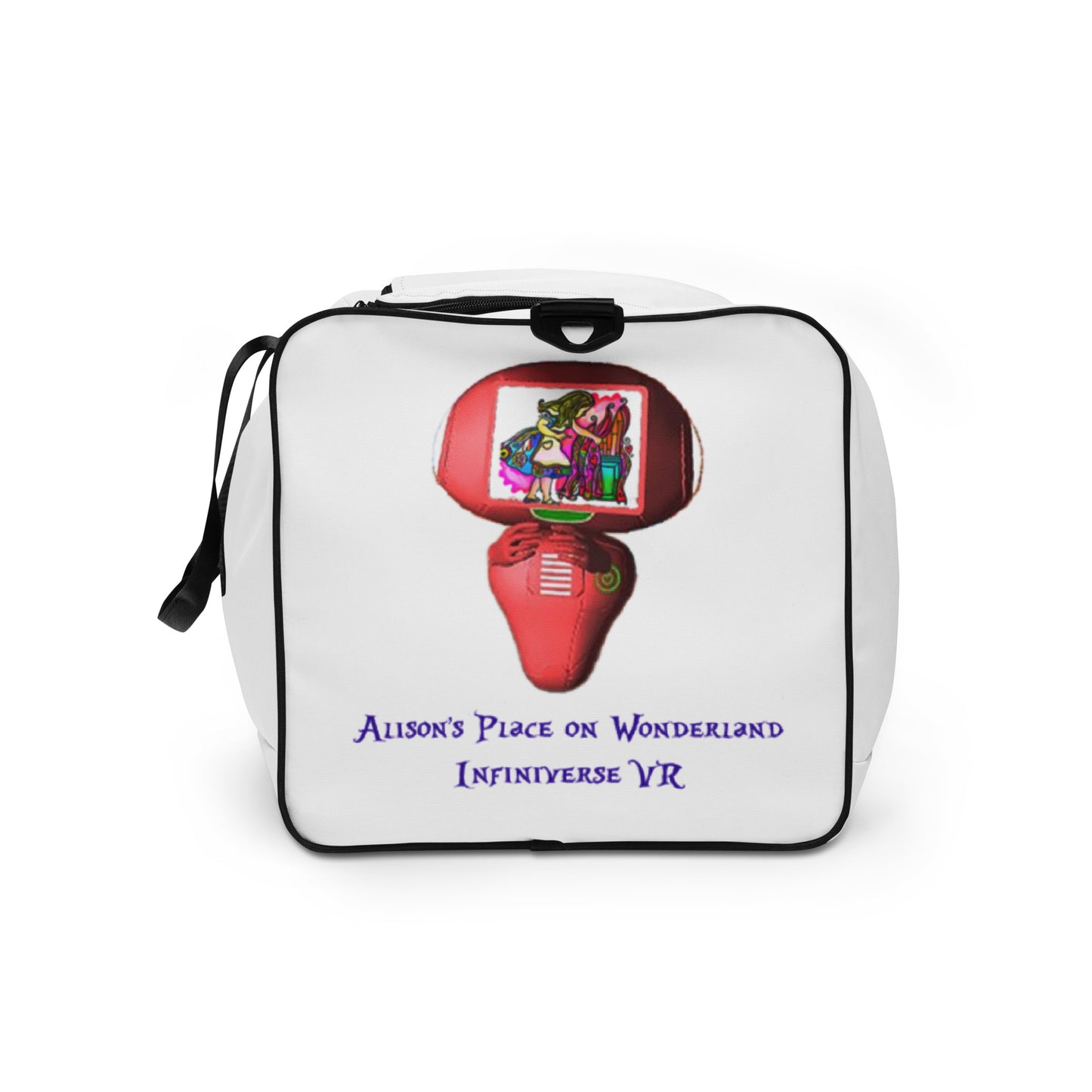 We're all Mad Here in the Infiniverse Wonderland Duffle bag - Perfect Way to Carry Your Oculus