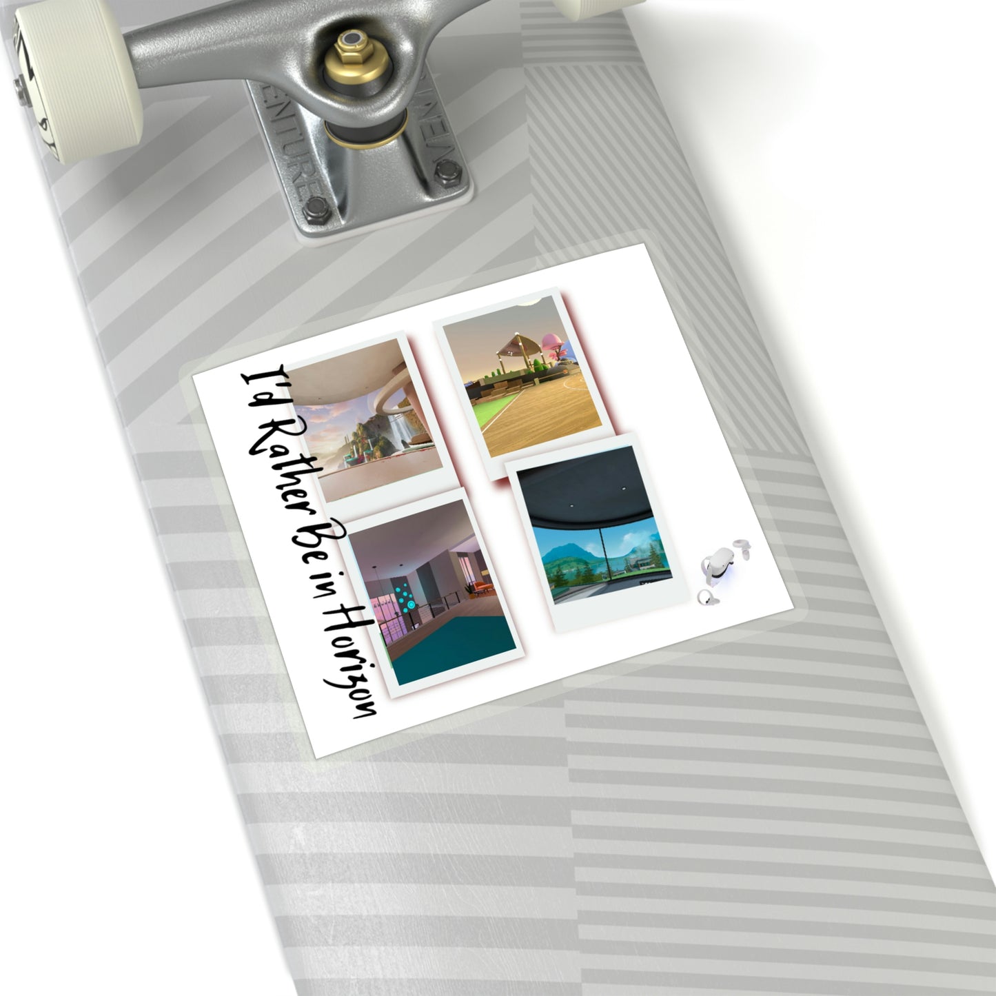 I'd Rather be In Horizon  Square Sticker