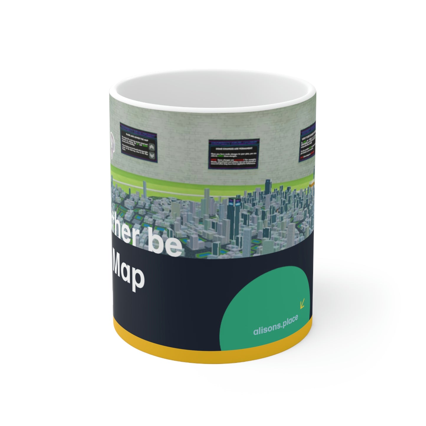 I'd Rather be in My Map Room Mug