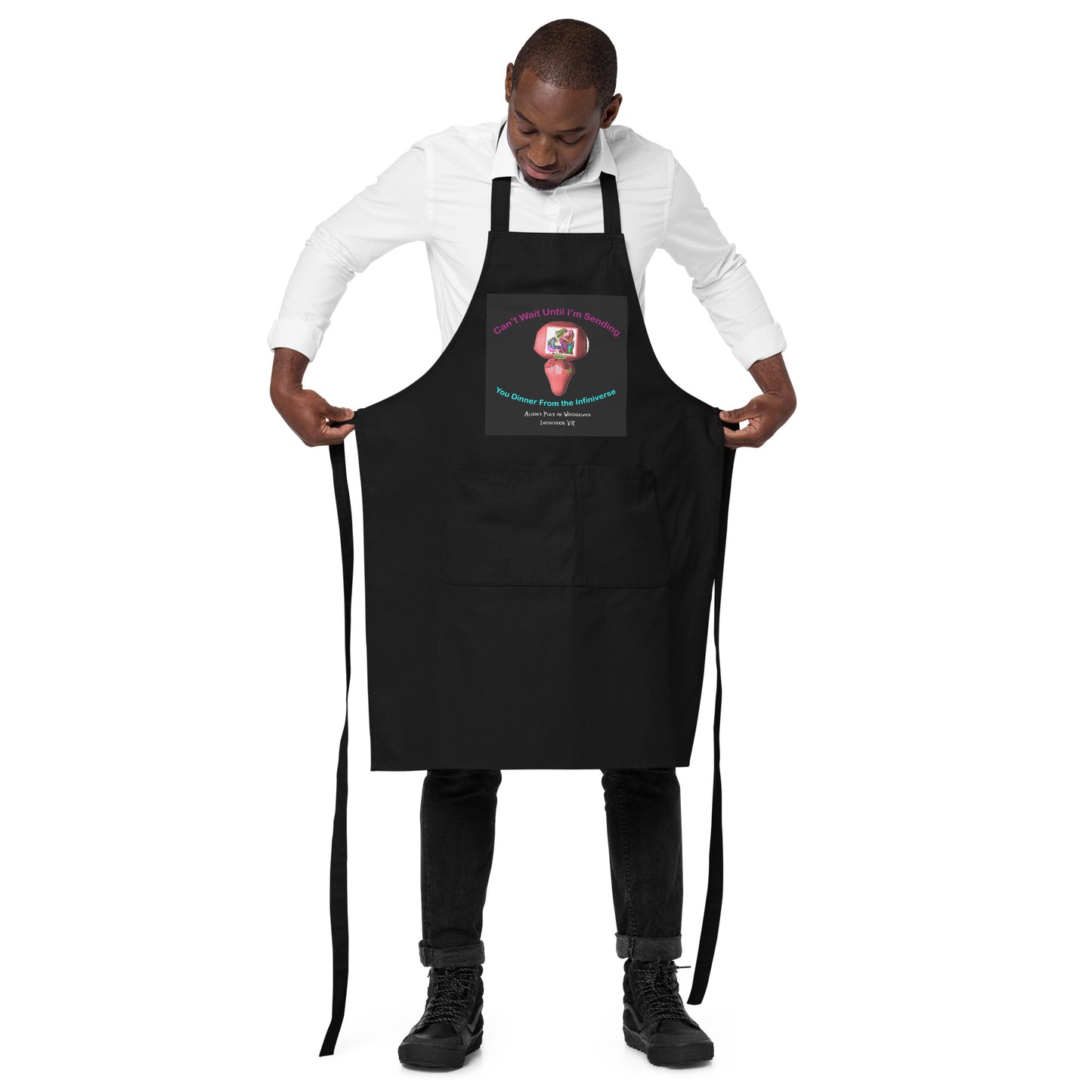 Can't Wait to Send Dinner From the Infiniverse Apron