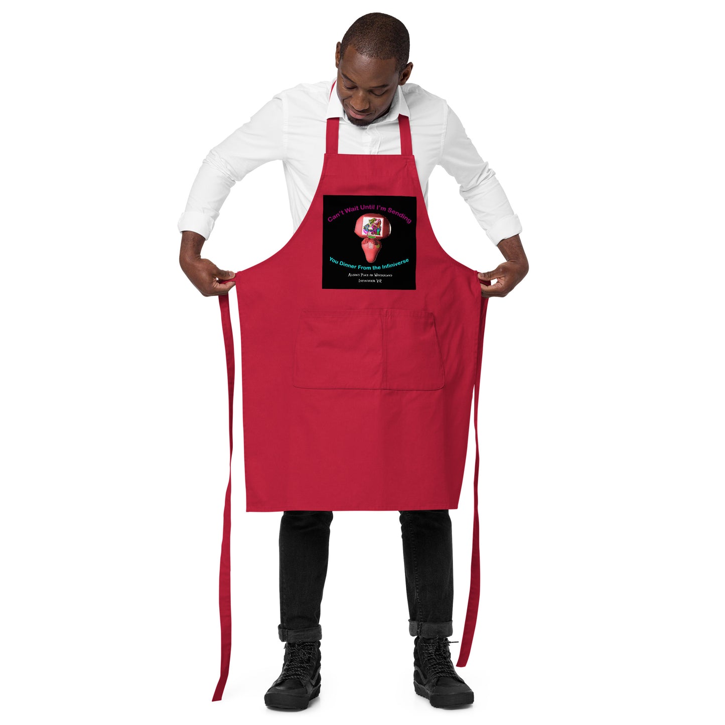 Can't Wait to Send Dinner From the Infiniverse Apron