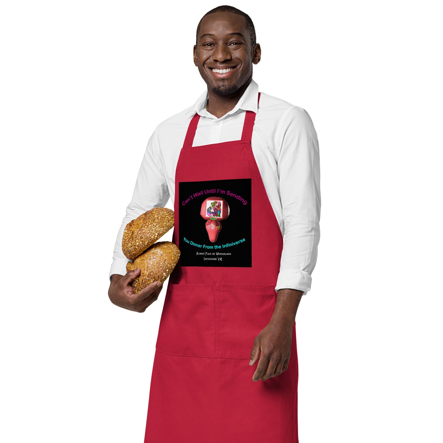 Can't Wait to Send Dinner From the Infiniverse Apron