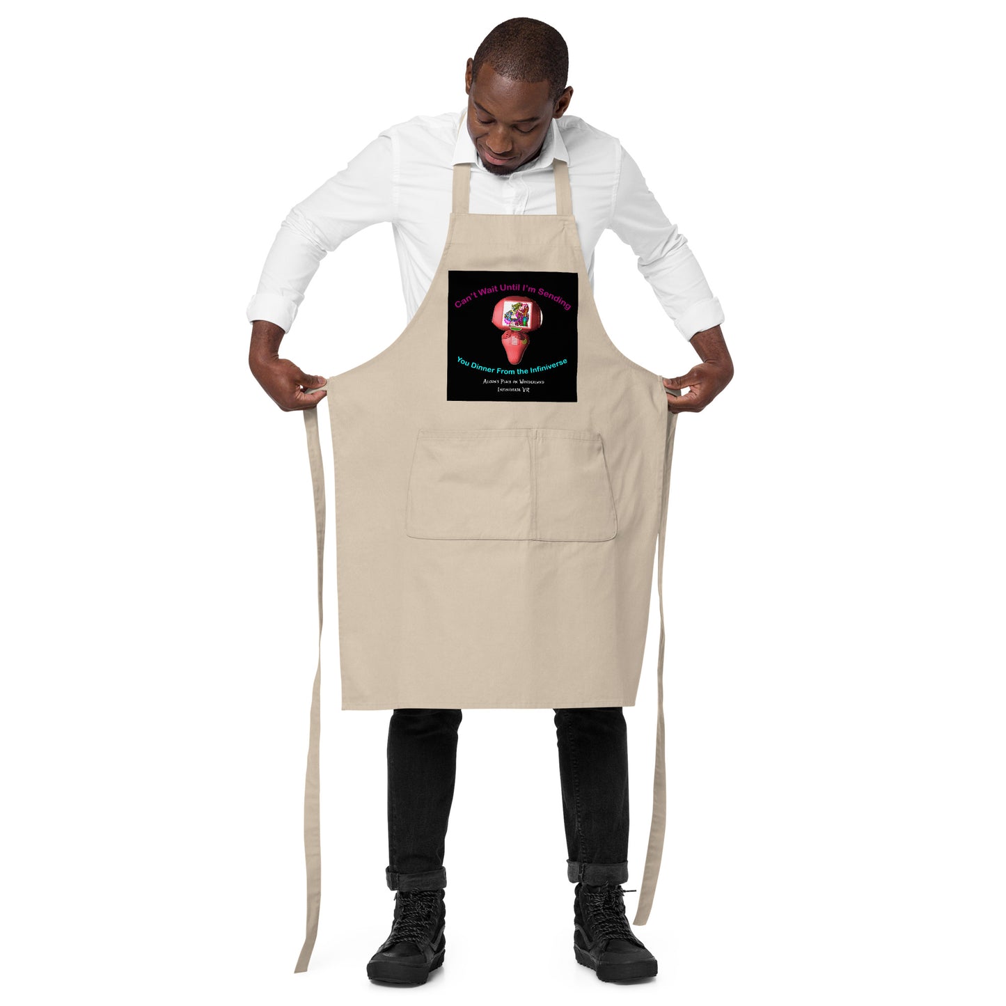 Can't Wait to Send Dinner From the Infiniverse Apron