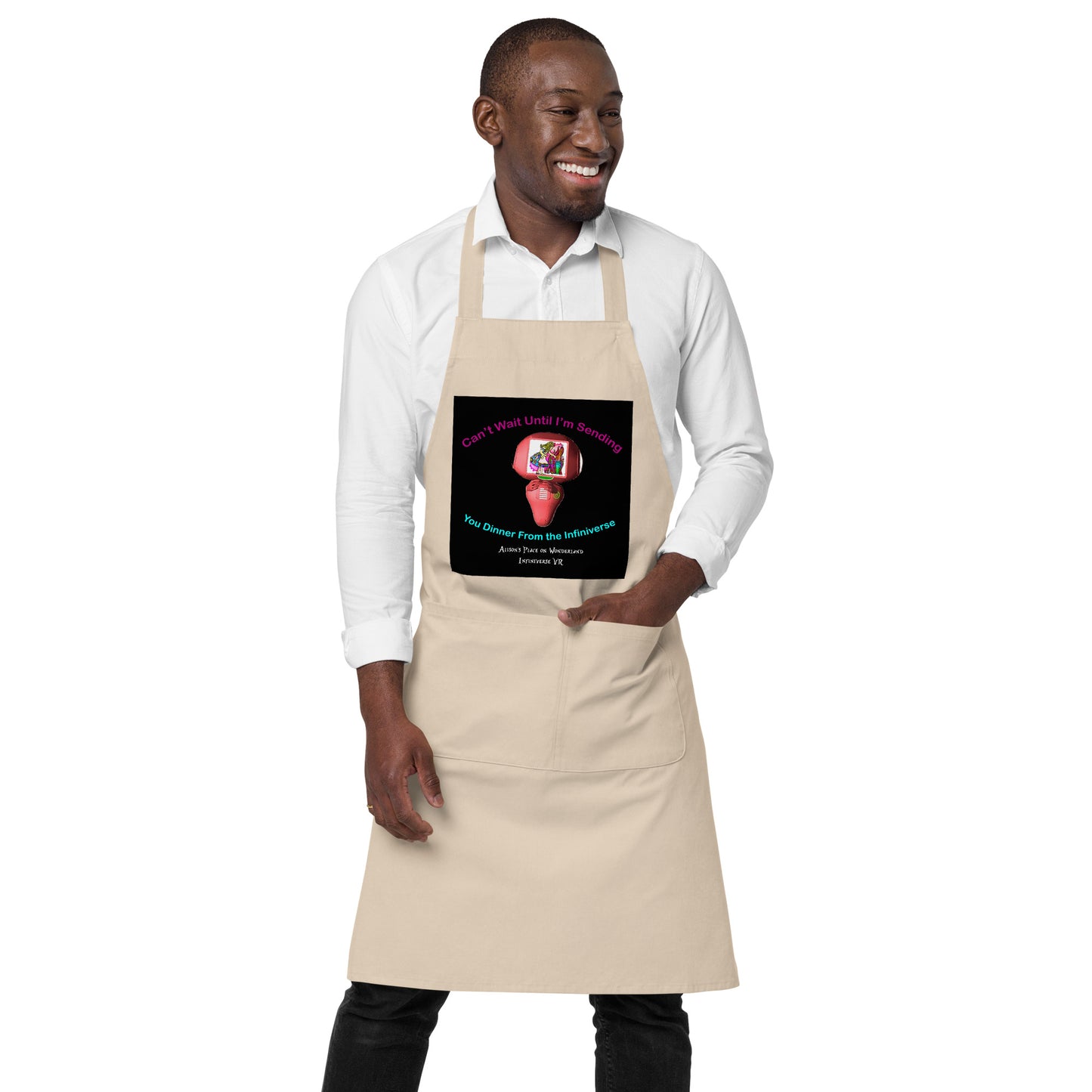Can't Wait to Send Dinner From the Infiniverse Apron