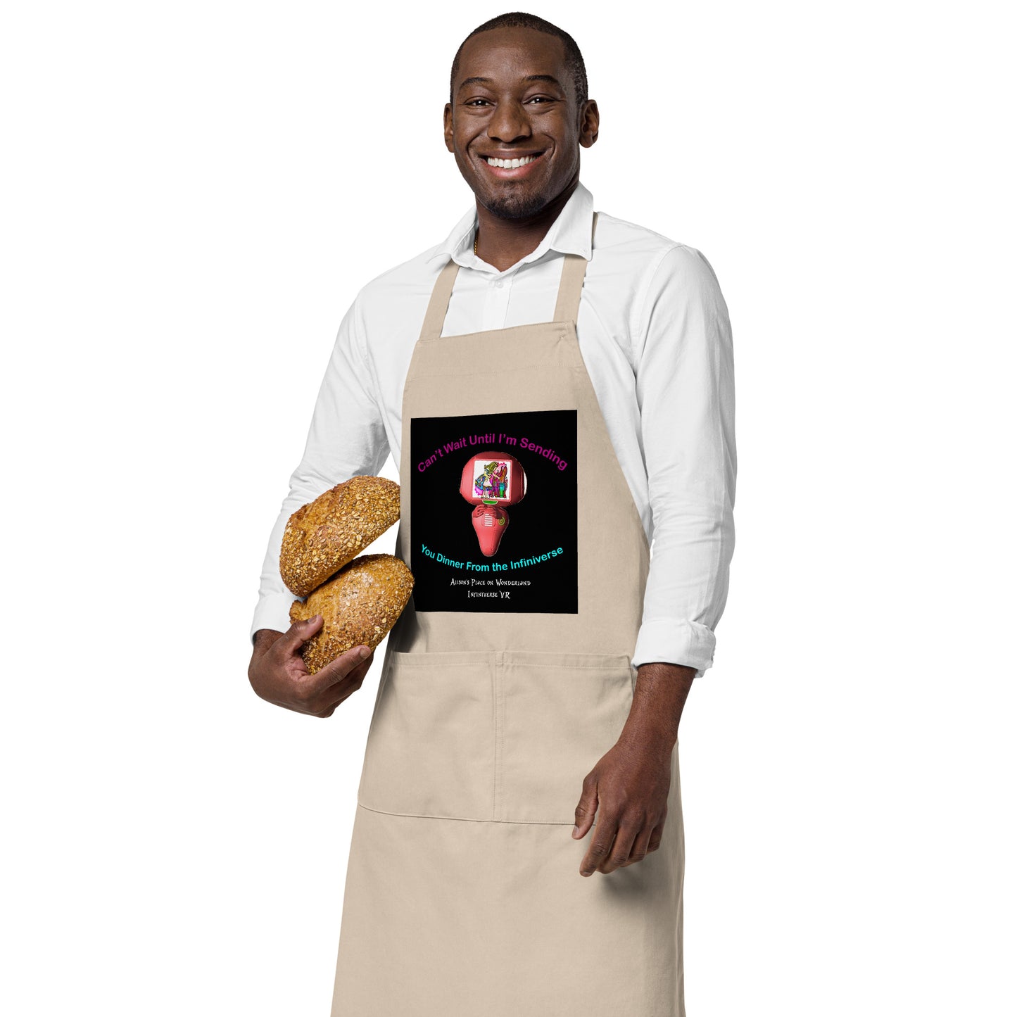 Can't Wait to Send Dinner From the Infiniverse Apron