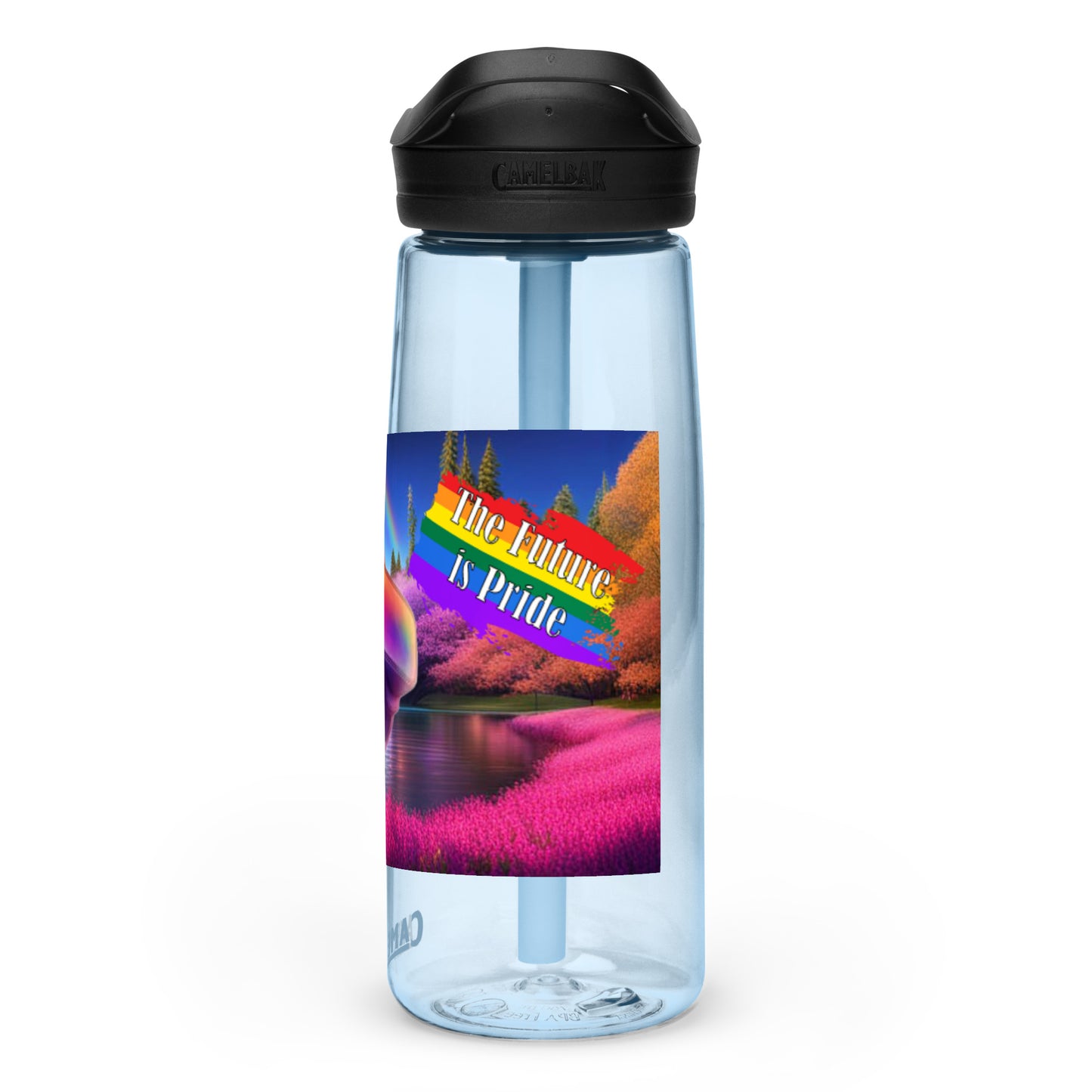 The Future is Pride in VR Water Bottle 25oz