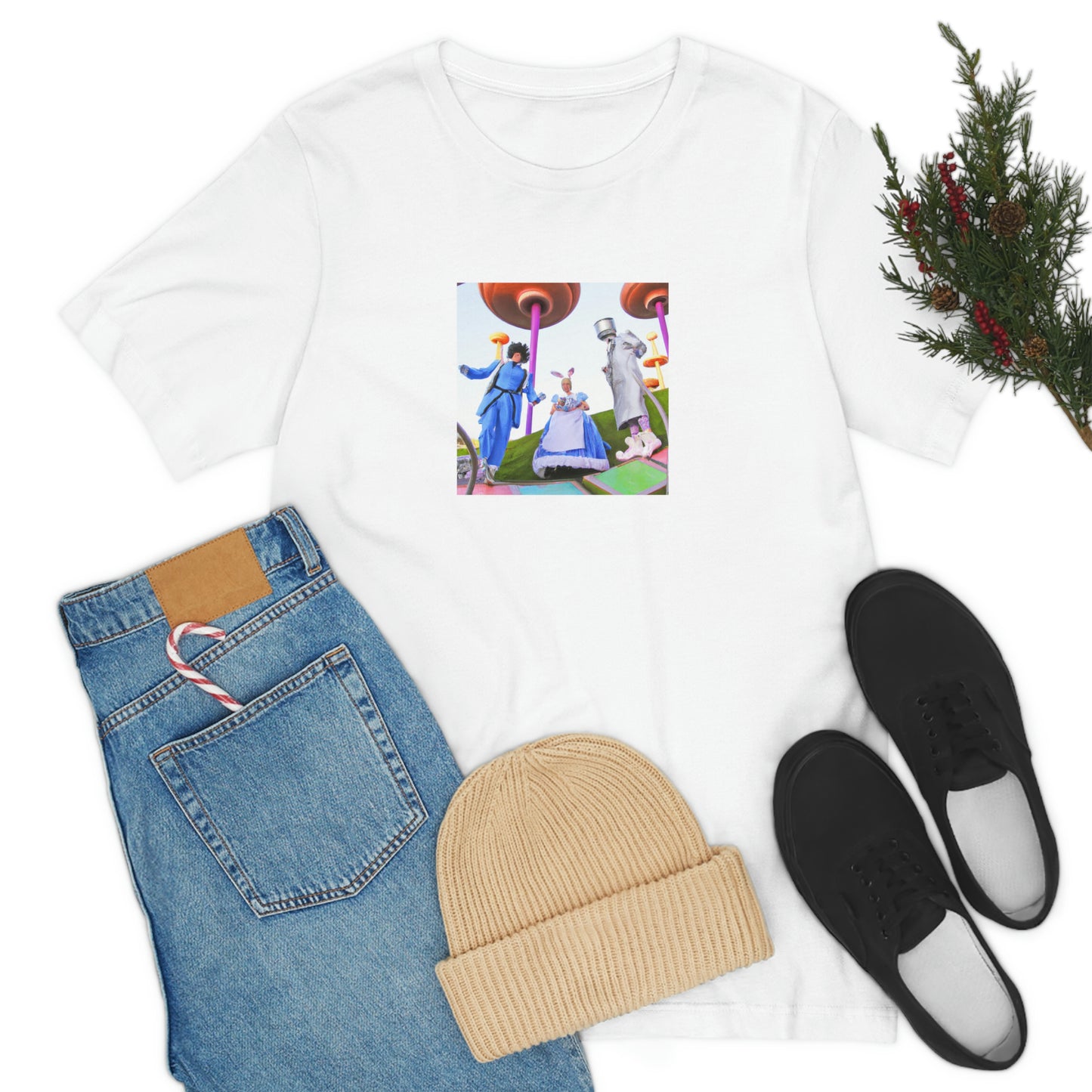 Robo White Rabbit - tshirt