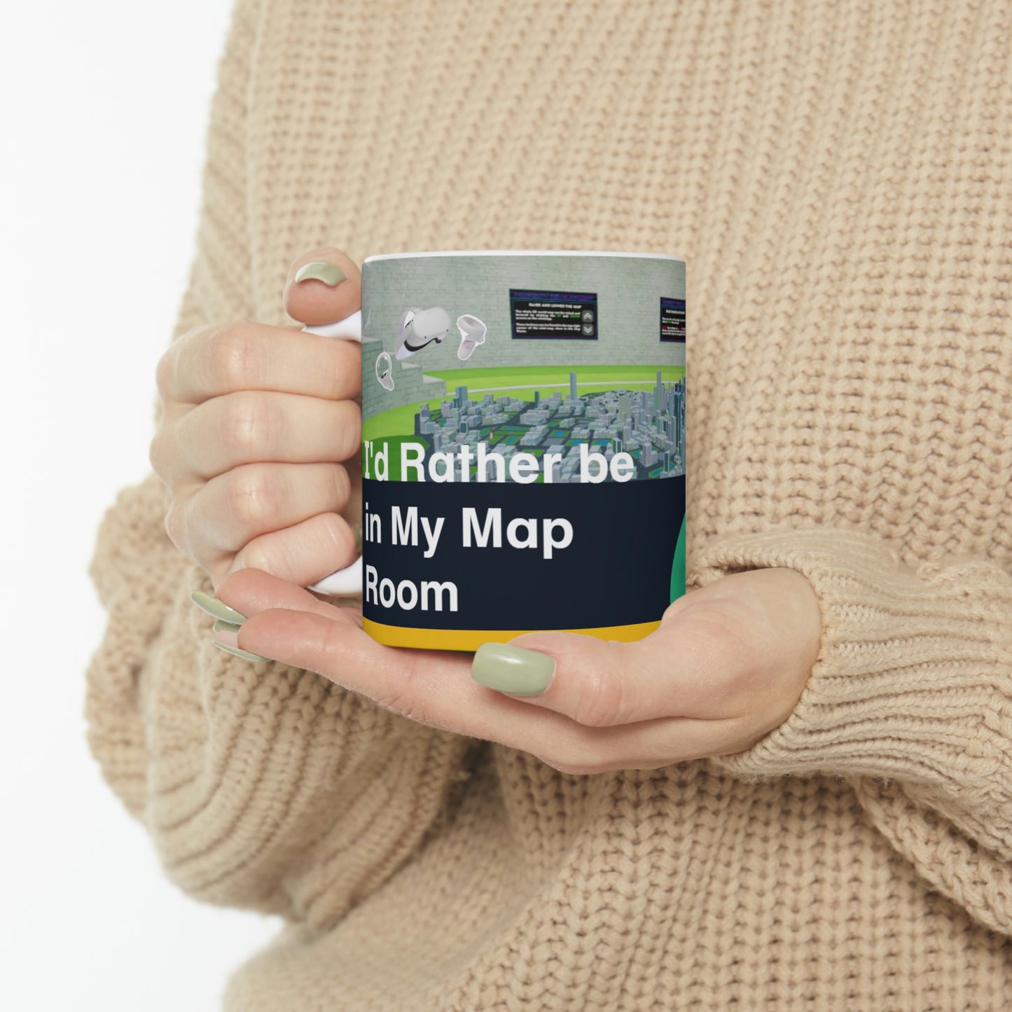 I'd Rather be in My Map Room Mug