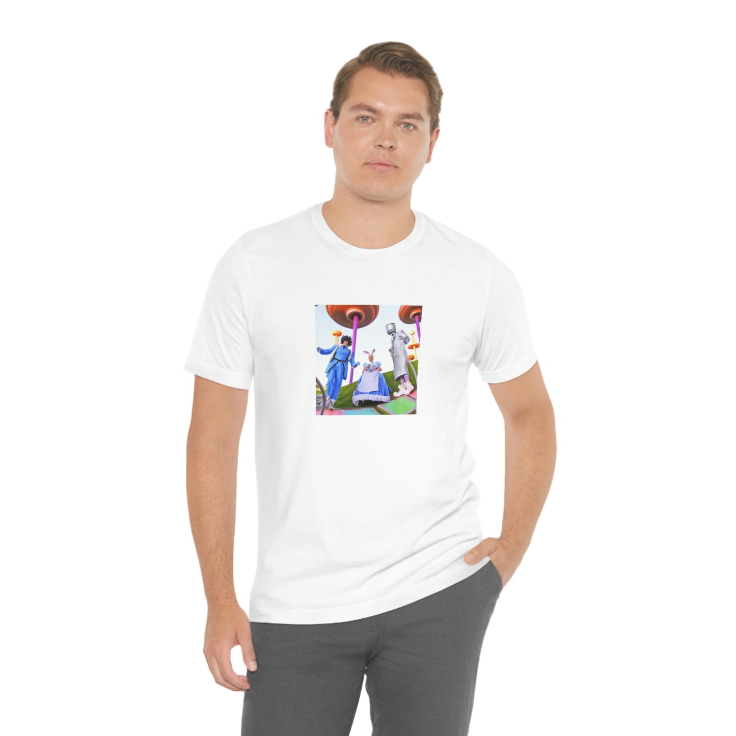 Robo White Rabbit - tshirt