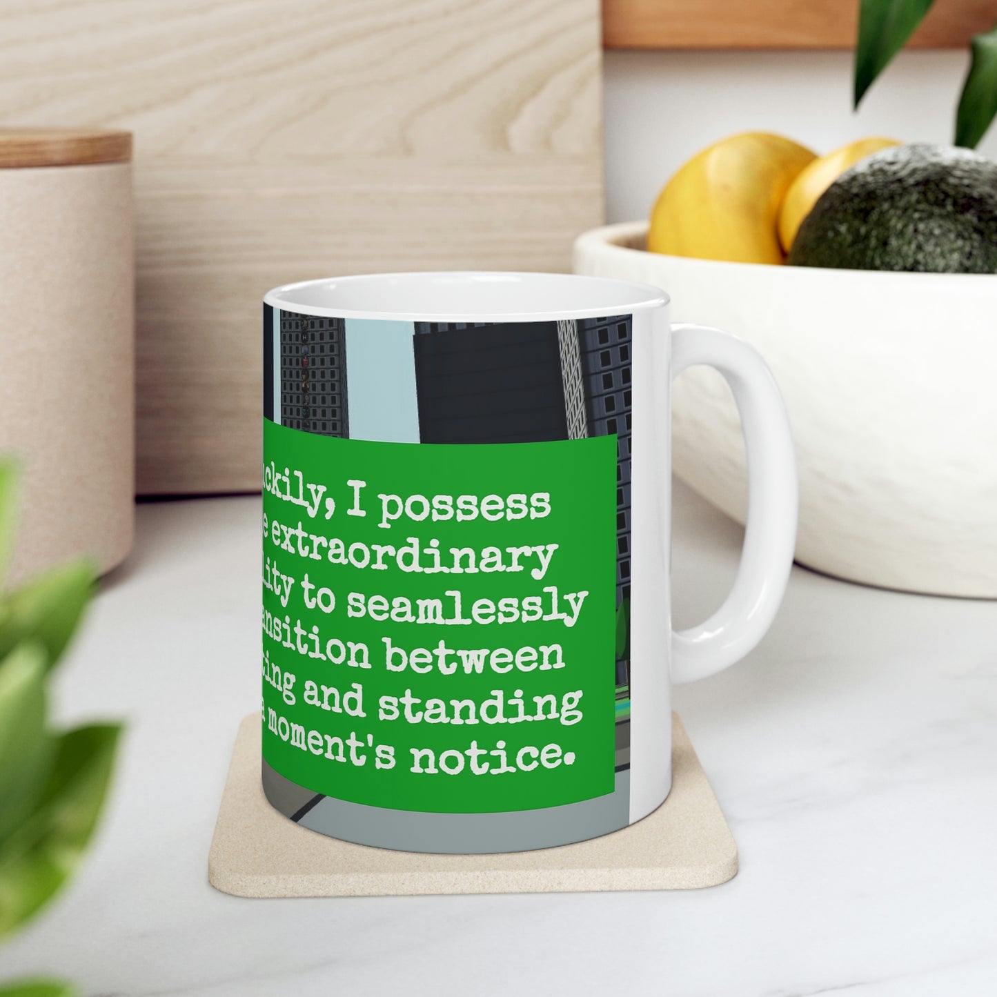 Are you Sitting Down or Standing Up? Infinvierse Entry Screen Mug