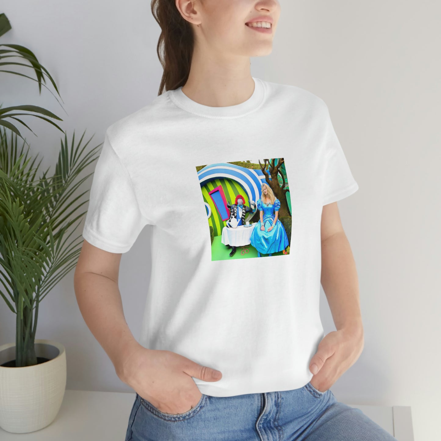 Robo-Alice and the Cyber-Cheshire Cats - tshirt