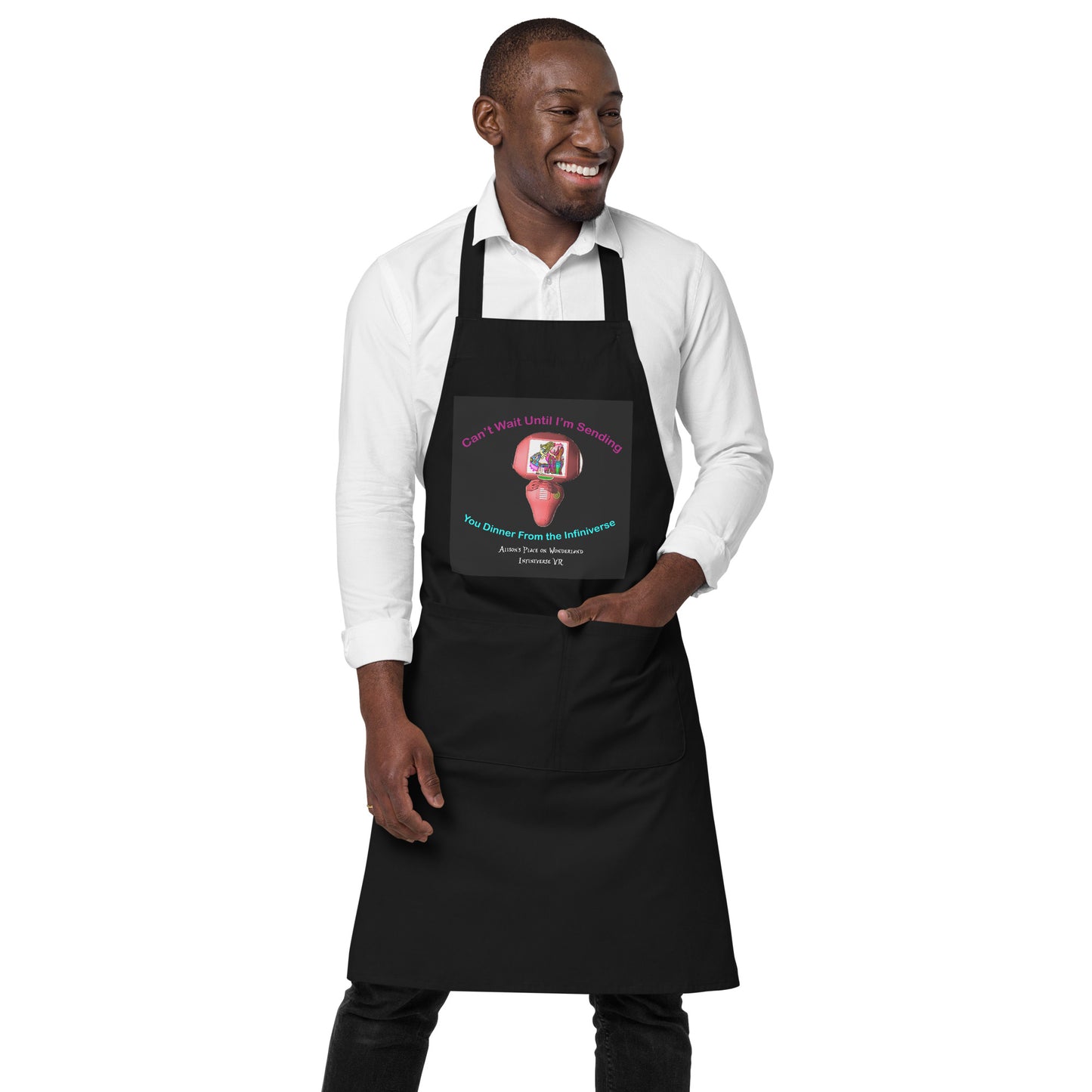 Can't Wait to Send Dinner From the Infiniverse Apron