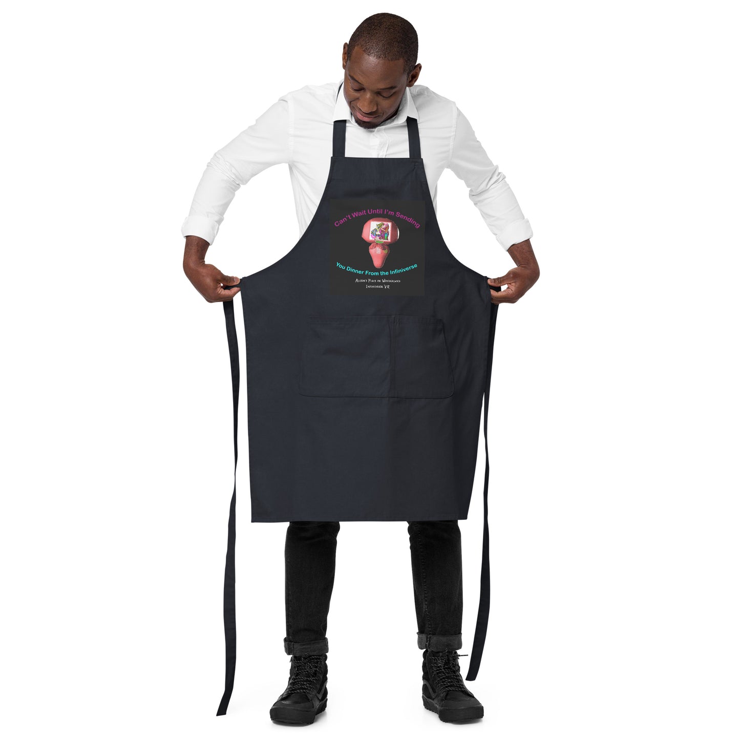 Can't Wait to Send Dinner From the Infiniverse Apron